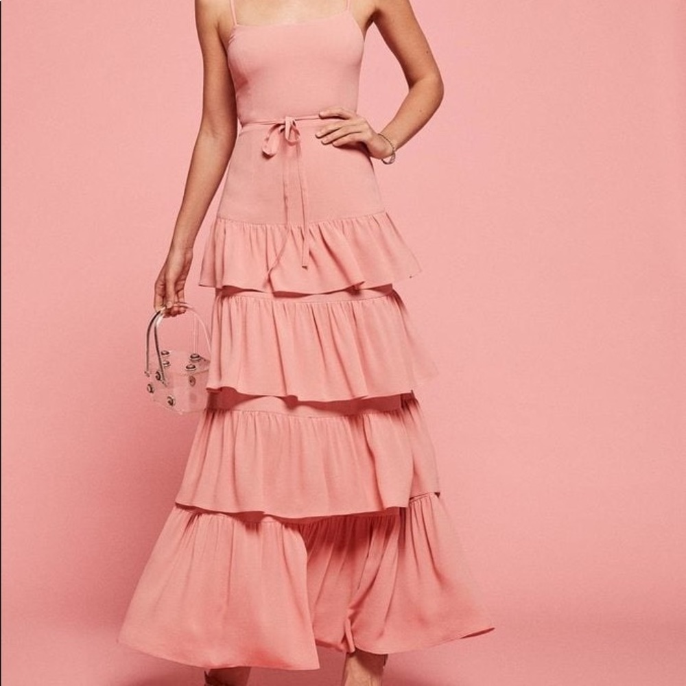 Reformation Foxglove Dress blush 0